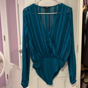 Blue bodysuit never worn